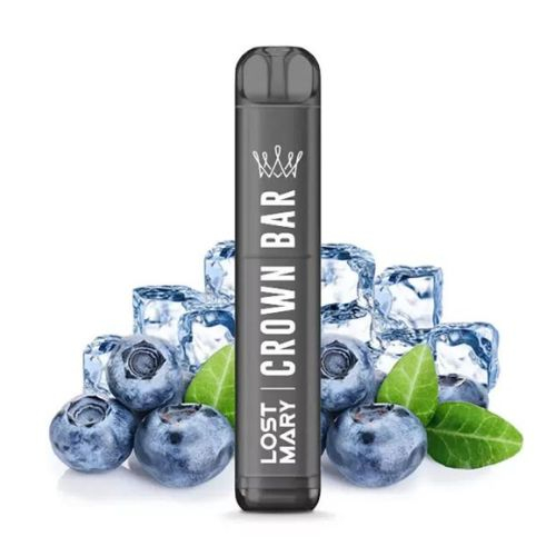 Crown Bar by Al Fakher X Lost Mary Blueberry Ice Einweg E-Zigarette 20mg
