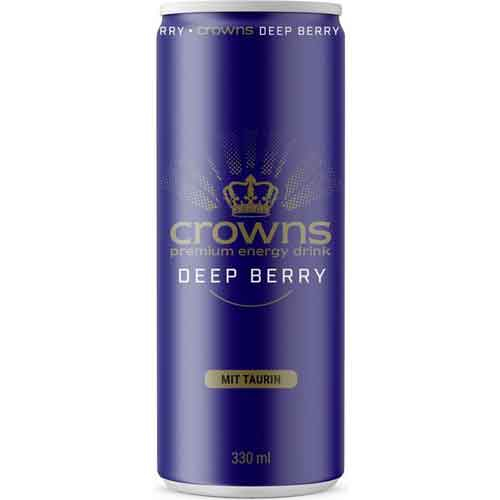 Crowns Deep Berry Premium Energy Drink