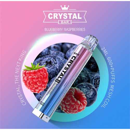 Crystal Bar Blueberry Raspberries Einweg E-Zigarette 20mg