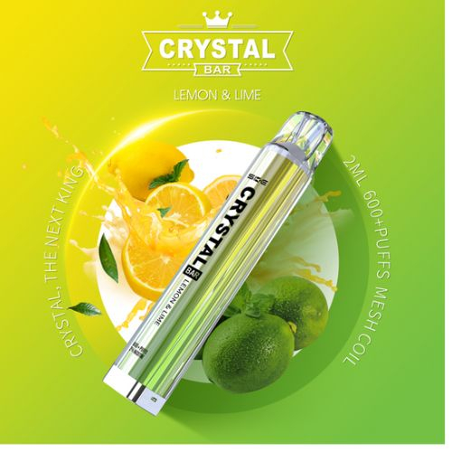 Crystal Bar Lemon & Lime Einweg E-Zigarette 20mg