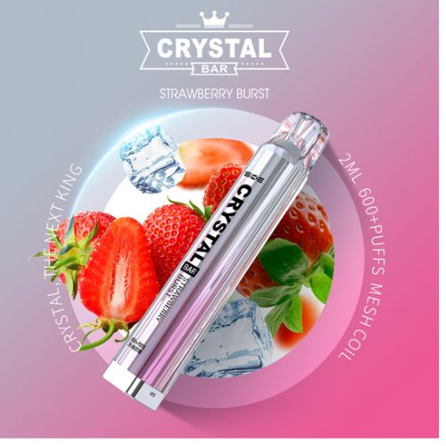Crystal Bar Strawberry Burst Einweg E-Zigarette 20mg
