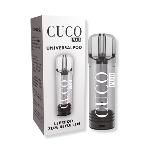 CUCO Pod Universal Leerpod Selbstbefüllbarer Pod für Batterieeinheiten 2ml