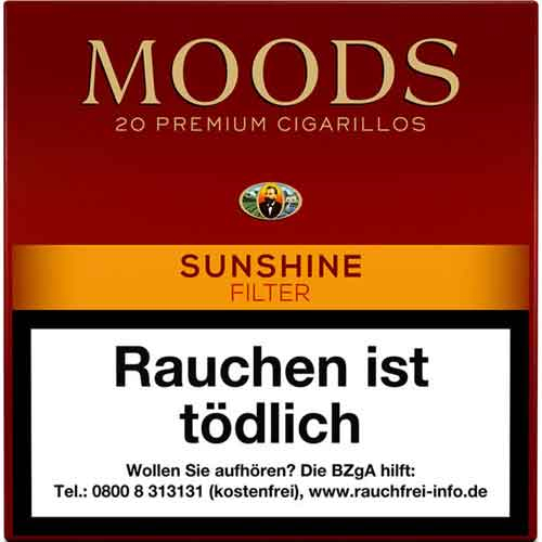 Dannemann Moods Sunshine Filter Zigarillos 20 Stück