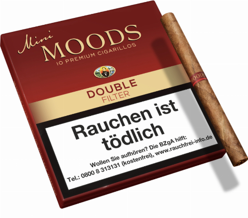 Dannemann Moods Zigarillos Mini Double Filter 10er