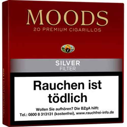 Dannemann Moods Zigarillos Silver Filter 20 Stück