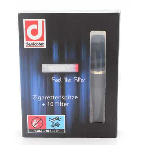 Denicotea Zigarettenspitze 20241 Standard schwarz