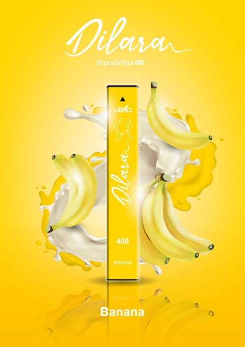 Dilara 400 Einweg E-Zigarette Banana 20mg