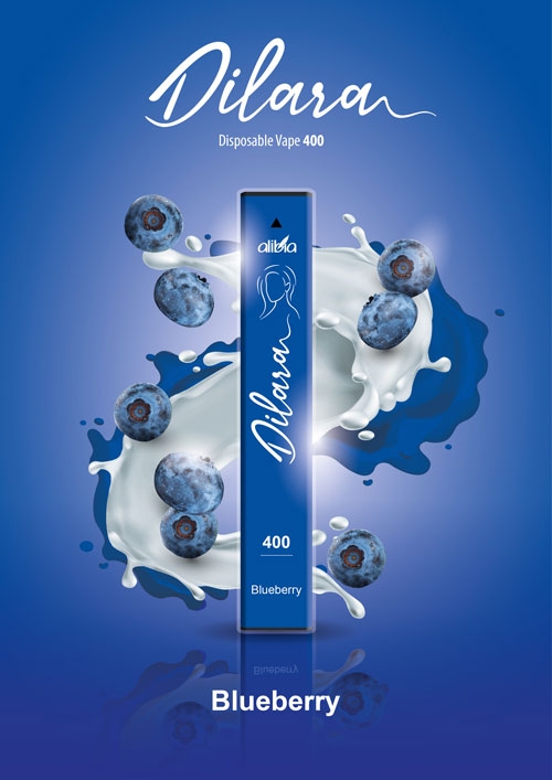 Dilara 400 Einweg E-Zigarette Blueberry 20mg