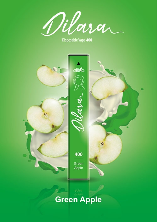Dilara 400 Einweg E-Zigarette Green Apple 20mg