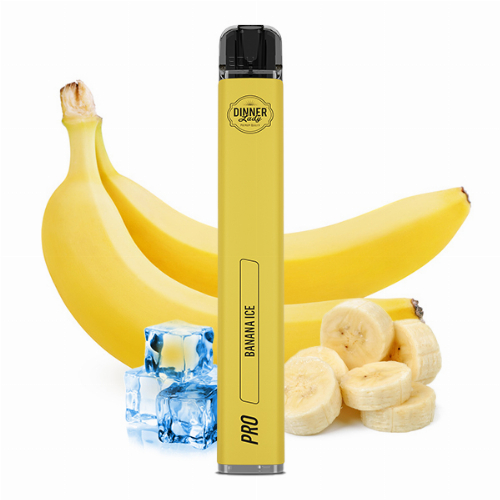 Dinner Lady Vape Pen Pro Banana Ice Einweg E-Zigarette 20mg