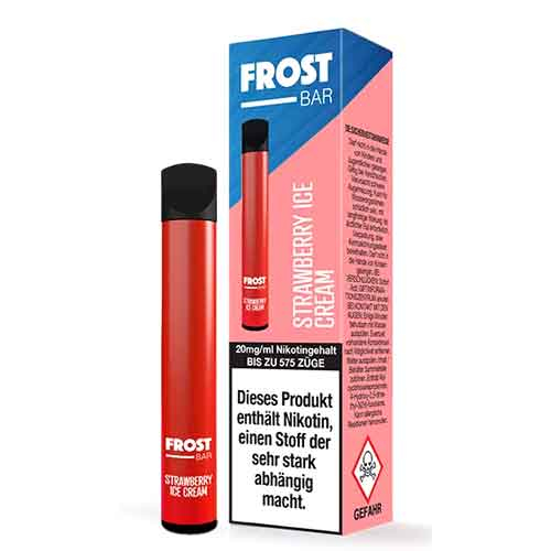 Dr. Frost Bar 600 Einweg E-Zigarette Strawberry Ice Cream 20mg