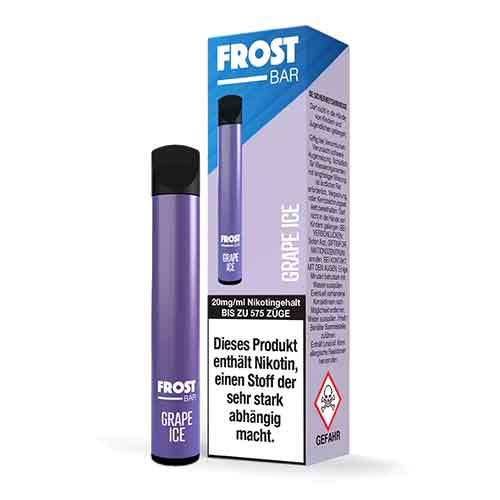 Dr. Frost Bar 600 Einweg E-Zigarette Grape Ice 20mg
