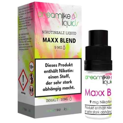 Dreamlike Nikotinsalz Liquid Maxx Blend 9mg