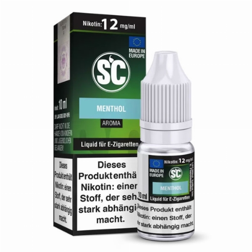E-Liquid SC Aroma Menthol 12mg Nikotin