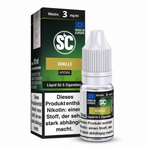 E-Liquid SC Aroma Vanille 3mg Nikotin