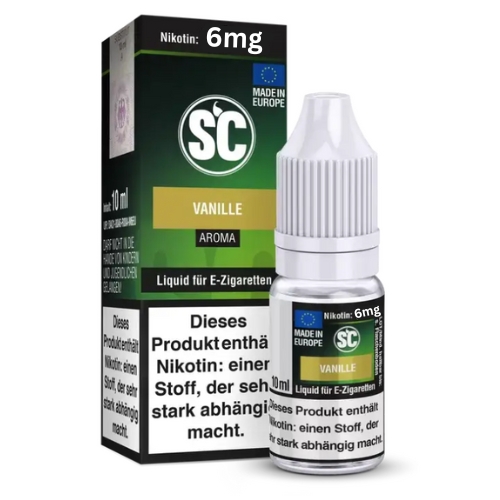E-Liquid SC Aroma Vanille 6mg Nikotin