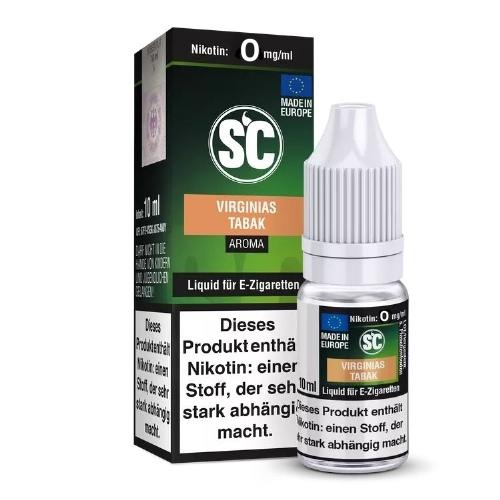 E-Liquid SC Aroma Virginias Tabak 0mg Nikotin