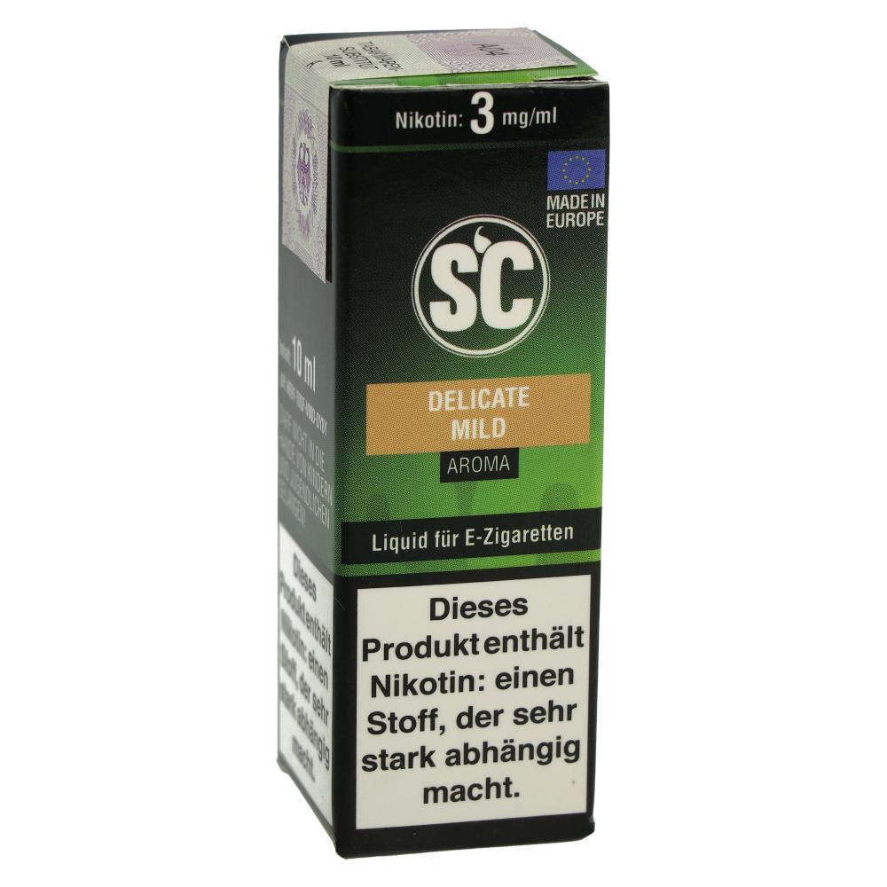 E-Liquid SC Tabakaroma Delicate mild 3mg Nikotin