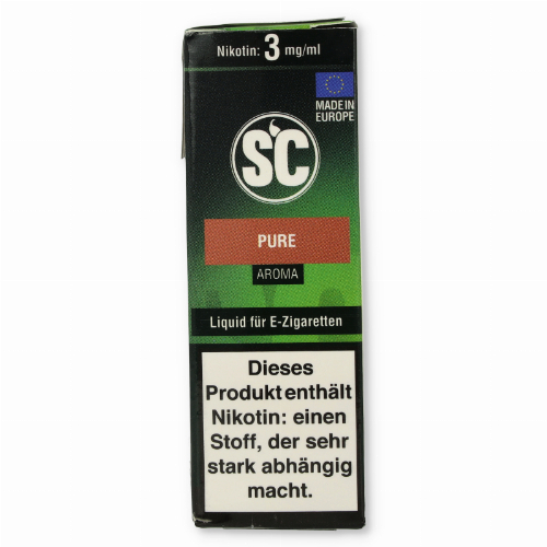 E-Liquid SC Tabakaroma Pure 3mg Nikotin