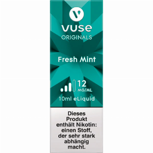 E-Liquid Vuse Bottle Fresh Mint 12mg CLASICS COLLECTION