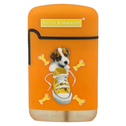 Easy Torch Feuerzeug Kimberlin Hunde im gelben Schuh orange