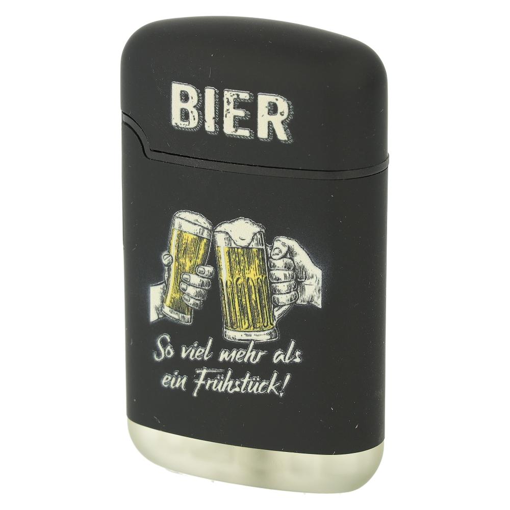 Easy Torch Relief Bier Feuerzeug Schwarz 4v4