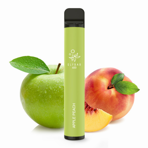 Elf Bar 600 Apple-Peach Aroma Einweg E-Shisha 20mg Nikotin