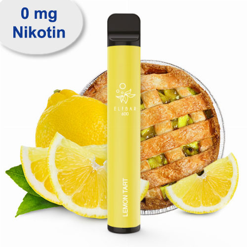 Elf Bar 600 Lemon Tart Einweg E-Zigarette ohne Nikotin