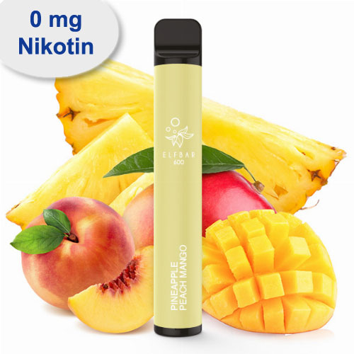 Elf Bar 600 Pineapple Peach Mango Einweg E-Zigarette ohne Nikotin
