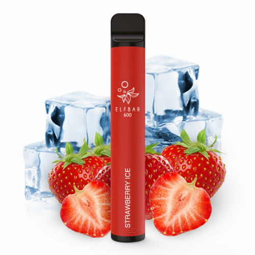 Elf Bar 600 Strawberry-Ice Einweg E-Zigarette 20mg Nikotin