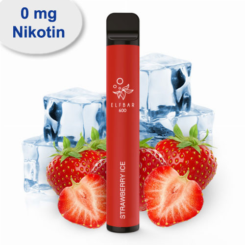 Elf Bar 600 Strawberry Ice Einweg E-Shisha ohne Nikotin