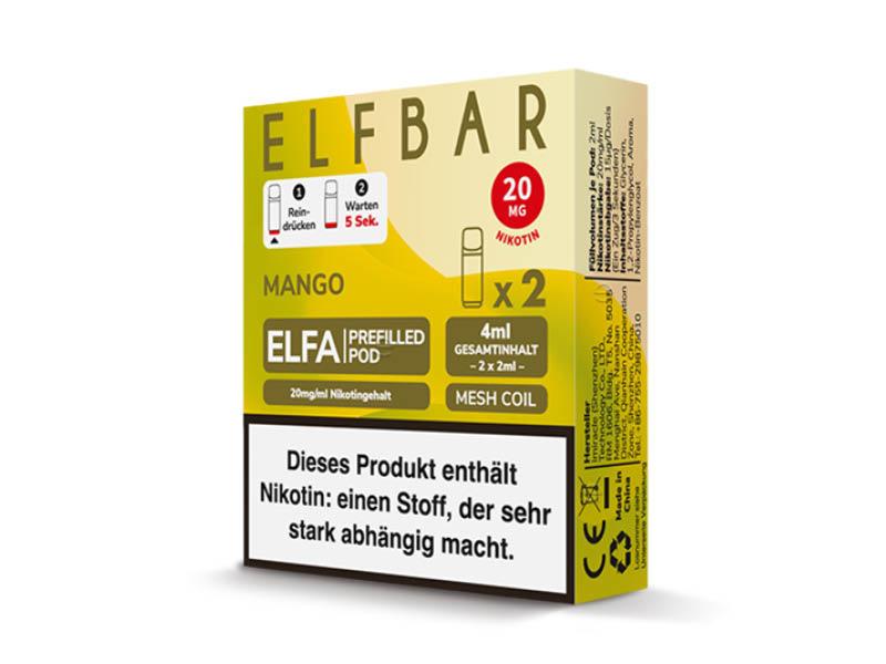 Elf Bar ELFA Mango Prefilled Pod 2x2ml 20mg