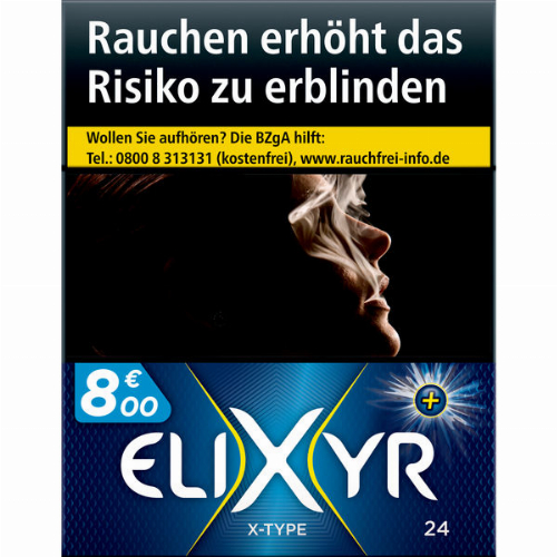 Elixyr Plus X-Type (8x24) Zigaretten