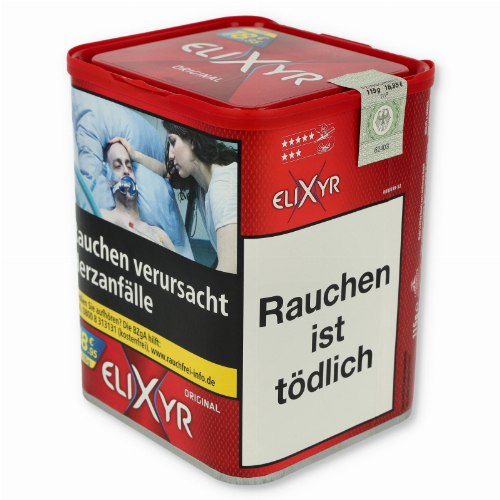 Elixyr Tabak Rot 115g Dose Zigarettentabak