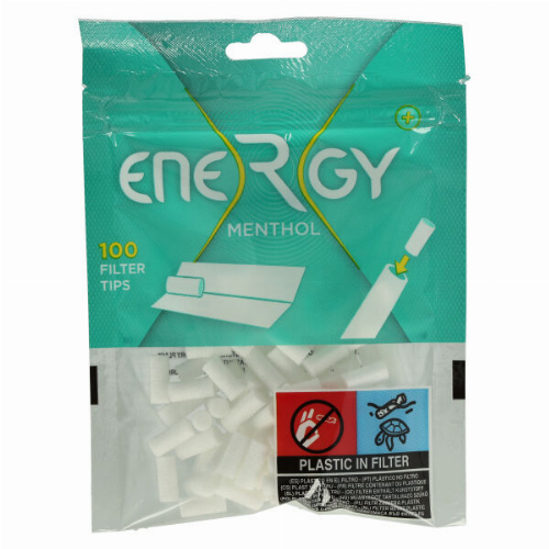 Energy+ (Elixyr) Menthol Filter Tips für Zigaretten