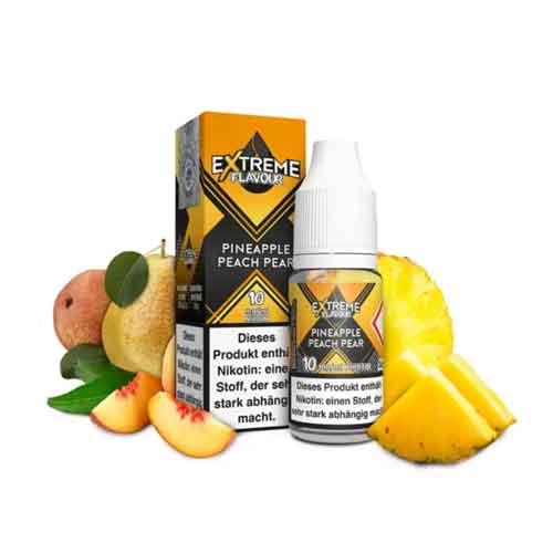 Extreme Flavour Overdosed Liquid Hybrid Nicsalt Pineapple Peach Pear 10mg/ml Nikotin