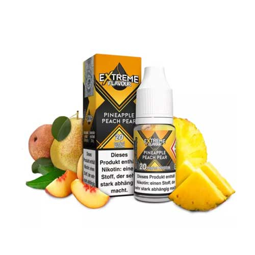Extreme Flavour Overdosed Liquid Hybrid Nicsalt Pineapple Peach Pear 20mg/ml Nikotin