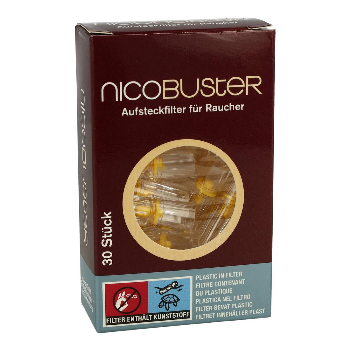 Filteraufsatz Nicobuster 8mm Zigarettenfilter 30 Stück