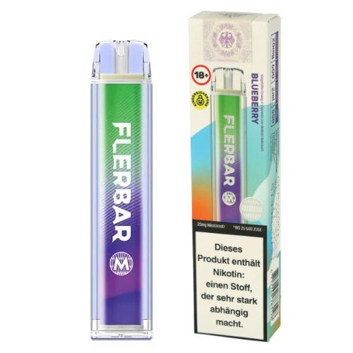 Flerbar 600 Einweg E-Zigarette Blueberry 20mg