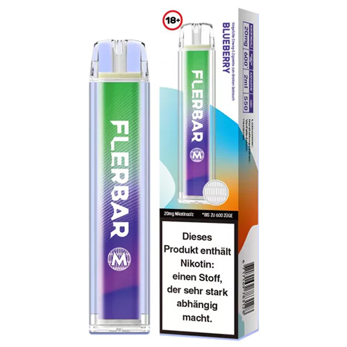 Flerbar 600 Einweg E-Zigarette Blueberry 20mg