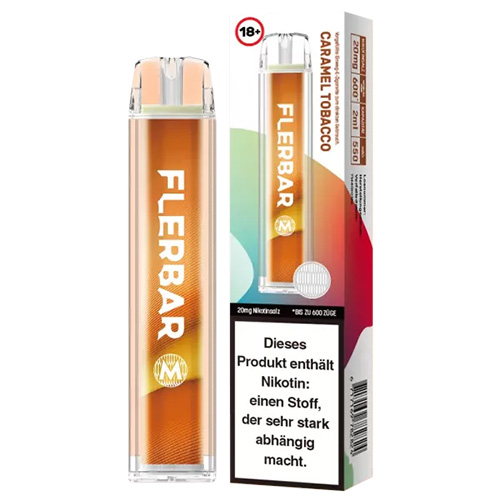 Flerbar 600 Einweg E-Zigarette Caramel Tobacco 20mg