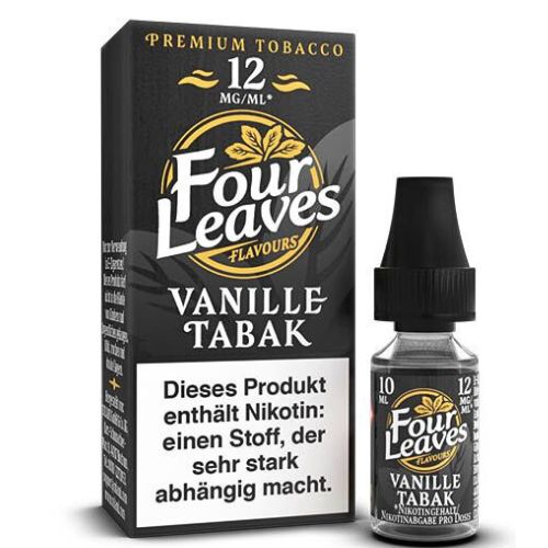 Four Leaves Liquid Vanille Tabak 12mg