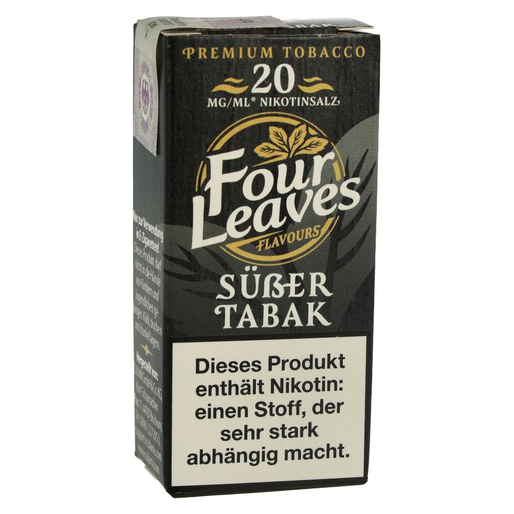 Four Leaves Nikotinsalzliquid Süßer Tabak 20mg