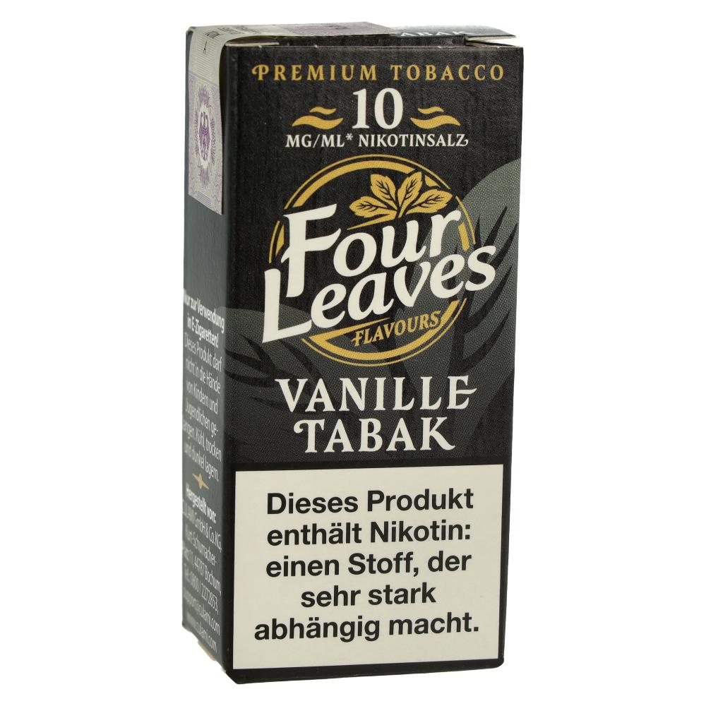 Four Leaves Nikotinsalzliquid Vanille Tabak 10mg