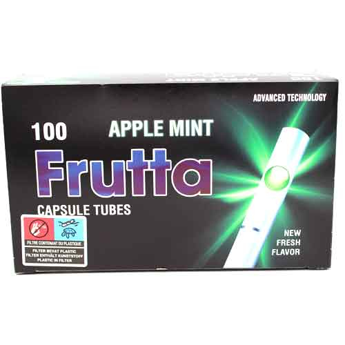 Filterhülsen mit Geschmack Etui Apple Mint Frutta Click Hülsen 
