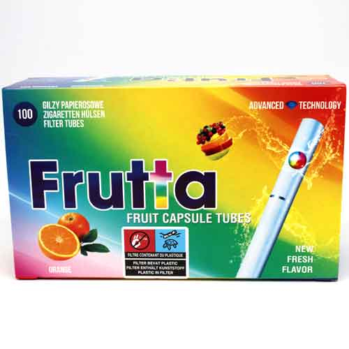 Frutta Flavorkapsel Hülsen Orange 1x100Stk.