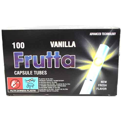 Frutta Flavorkapsel Hülsen Vanilla 1x100Stk.