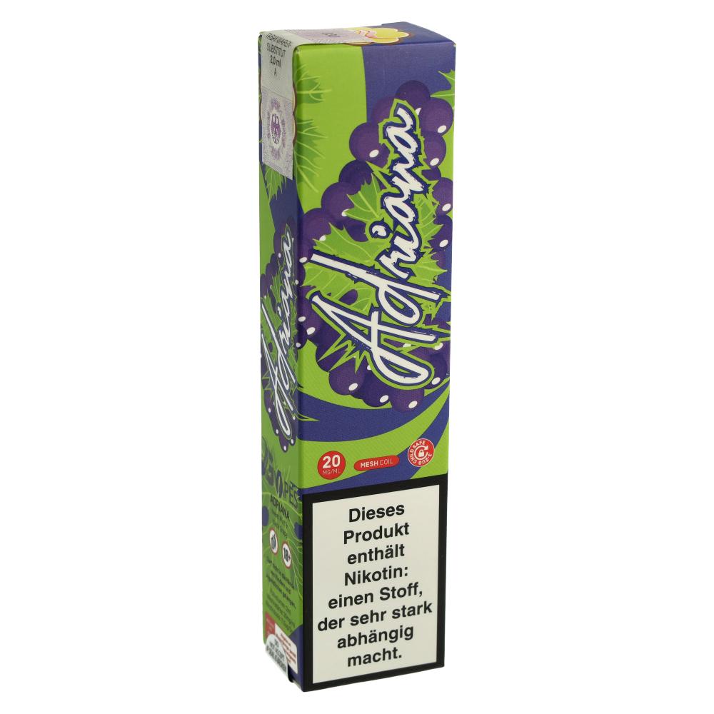 G Vapes Adriana Sweet Mint Black Grape Einweg E-Zigarette 20mg