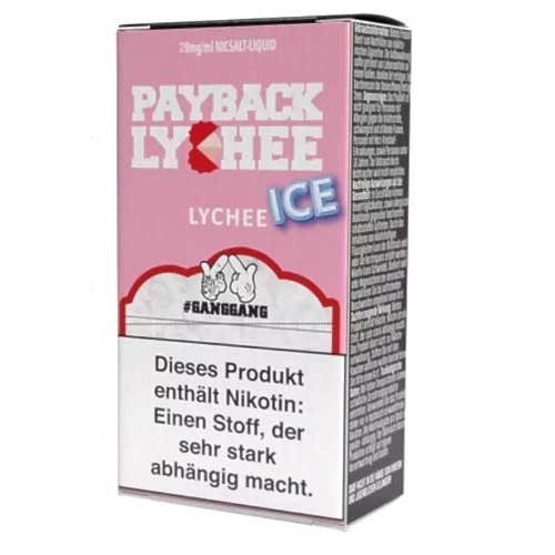 GANGGANG Payback Lychee Ice Nikotinsalz Liquid 10ml 20mg