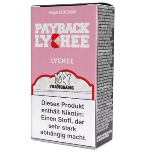GANGGANG Payback Lychee Nikotinsalz Liquid 10ml 20mg
